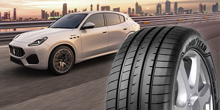 Шины Goodyear выбраны в качестве первичной комплектации нового внедорожника Maserati Grecale